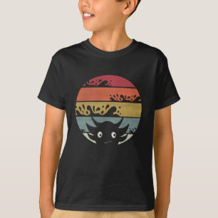 Camiseta Estilo Engraçado Axolotl Lover 80s Estilo Retrovis