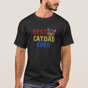 Camiseta Estilo Engraçado Melhor Pai De Gato