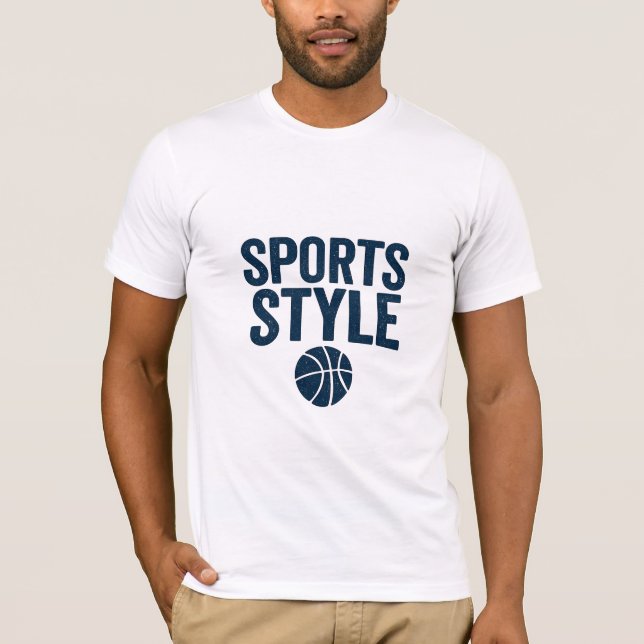 Camiseta Estilo Esportivo  (Frente)