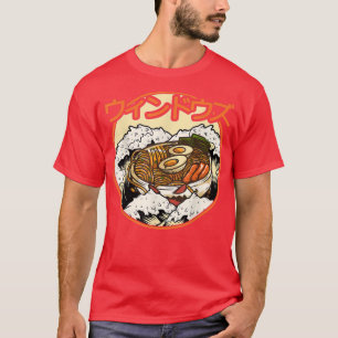 Camiseta Estilo estético de animação reluzente Japão Grunge