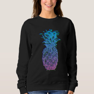 Camiseta Estilo Estético Vaporwave Glitch Japão Abacaxi G