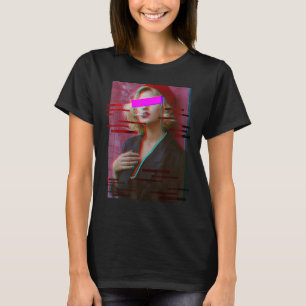 Camiseta Estilo estético Vaporwave Glitch Japão Tokio Kyoto
