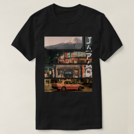 Camiseta Estilo estético Vaporwave Japão Tóquio Rua Osaka
