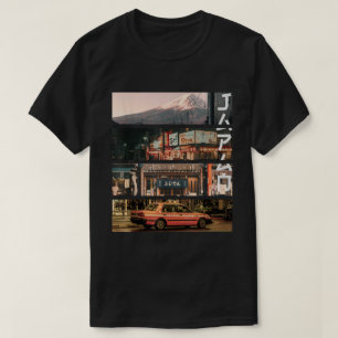 Camiseta Estilo estético Vaporwave Japão Tóquio Rua Osaka