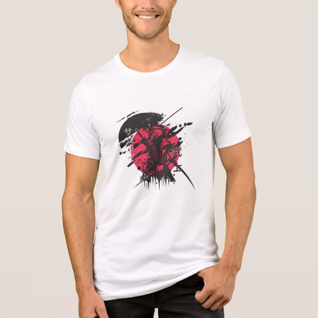 Camiseta Estilo Exército Branco | Camiseta Gráfica (Frente)