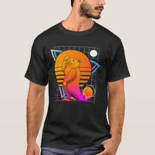 Camiseta Estilo externo com retrorreflector 80s Vintage Ani