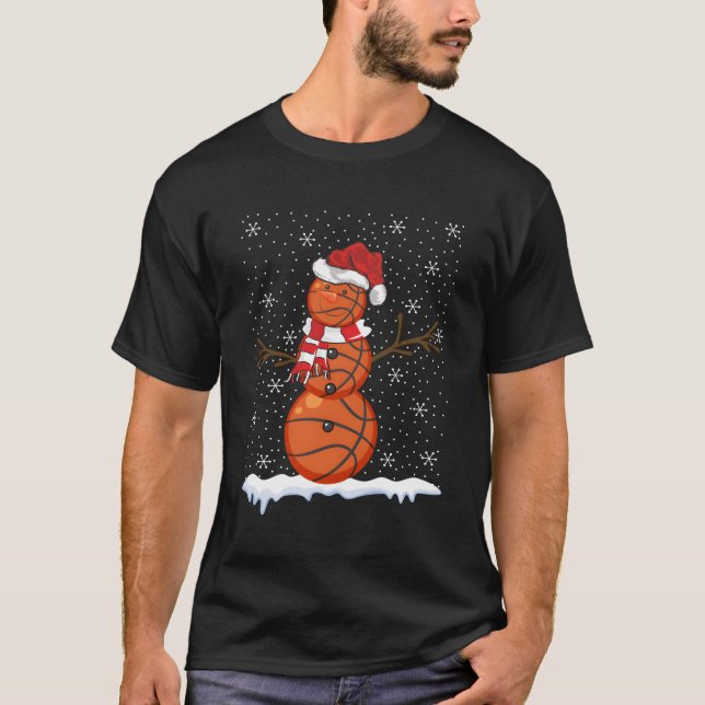 Camiseta Estilo Feio de Basquete de Neve (Frente)