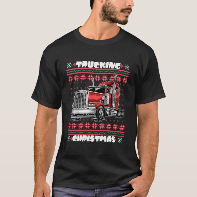Camiseta Estilo Feio de Motorista de Caminhão (Frente)