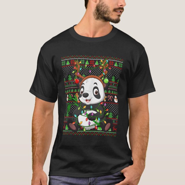 Camiseta Estilo Feio Lighting Panda (Frente)