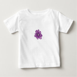 Camiseta Estilo Feminino, Berinjela Claro, Cedro Descolorid