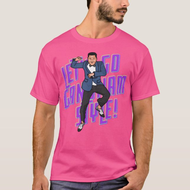 Camiseta Estilo Gangnam do vamos Go (Frente)