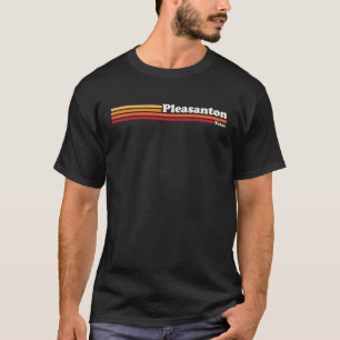 Camiseta Estilo gráfico da Vintage dos anos 80 Pleasanton T
