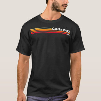 Camiseta Estilo Gráfico Vintage 1980s Callaway Florida