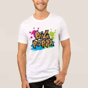 Camiseta Estilo Grafite Grande Família de Poppa Aniversário