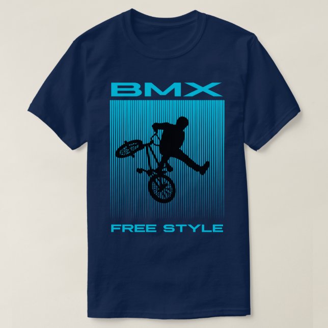 CAMISETA ESTILO GRATUITO BMX 1 LEG (Frente do Design)
