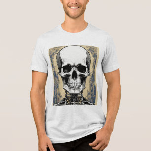 Camiseta "Estilo Grim: Skeleton Portrait T-Shirt"