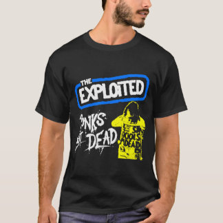 Camiseta Estilo Grunge de Banda de Punk Rock