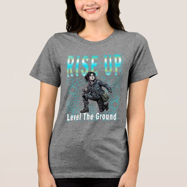 Camiseta estilo heróico (Frente)