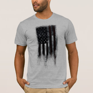 CAMISETA ESTILO INDUSTRIAL VINTAGE BANDEIRA AMERICANA