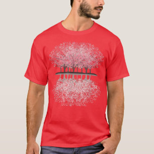 Camiseta Estilo japonês Cherry Blossom Sakura