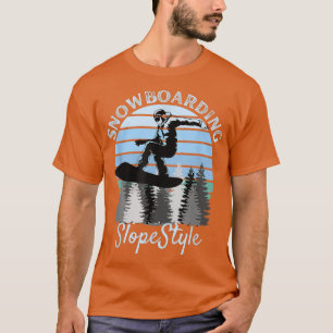 Camiseta Estilo Legal Vintage Blue Sunset Snowboard