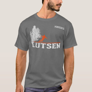 Camiseta Estilo Lutsen MN Vintage Skiing, 1980