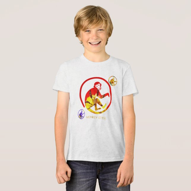 Camiseta Estilo macaco (Frente Completa)