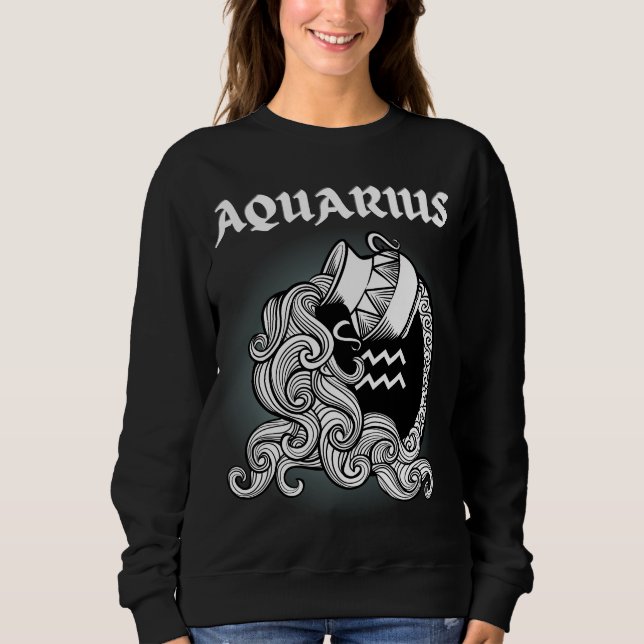 Camiseta Estilo Medieval Zodiac Aquarius (Frente)