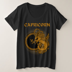Camiseta Estilo medieval Zodiac Capricórnio