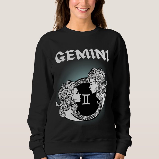Camiseta Estilo medieval Zodiac Gemini (Frente)