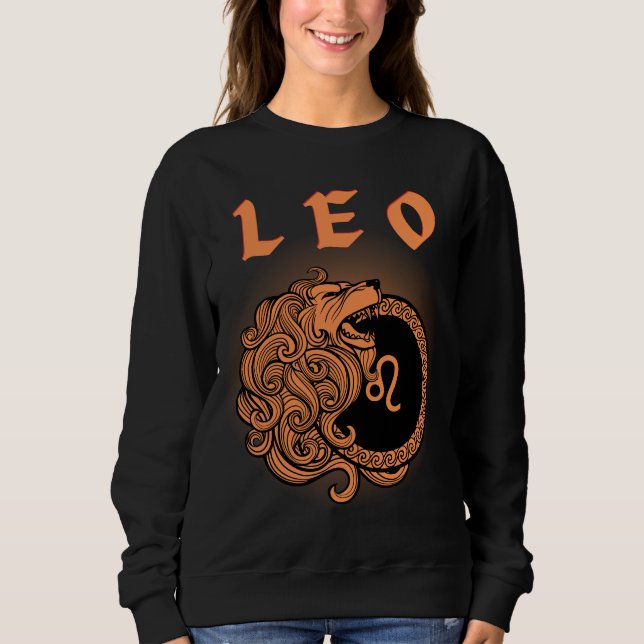 Camiseta Estilo medieval Zodiac Leo (Frente)