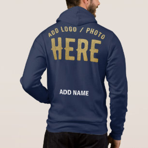 CAMISETA ESTILO MODERNO AZUL NAVY VERIFICADO DE MARCA