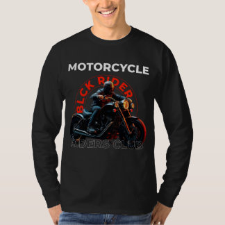 Camiseta Estilo moderno ilustração detalhada de motociclist