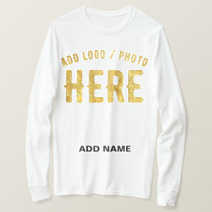 CAMISETA ESTILO MODERNO PERSONALIZÁVEL BRANCO VERIFICADO CO