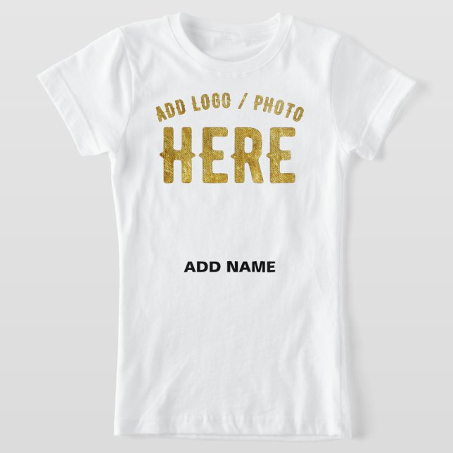 CAMISETA ESTILO MODERNO PERSONALIZÁVEL BRANCO VERIFICADO CO (Postura )