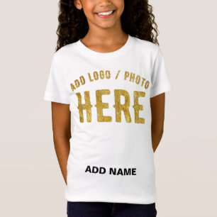 CAMISETA ESTILO MODERNO PERSONALIZÁVEL BRANCO VERIFICADO MA