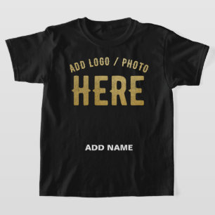 CAMISETA ESTILO MODERNO PERSONALIZÁVEL PRETO VERIFICADO MAR