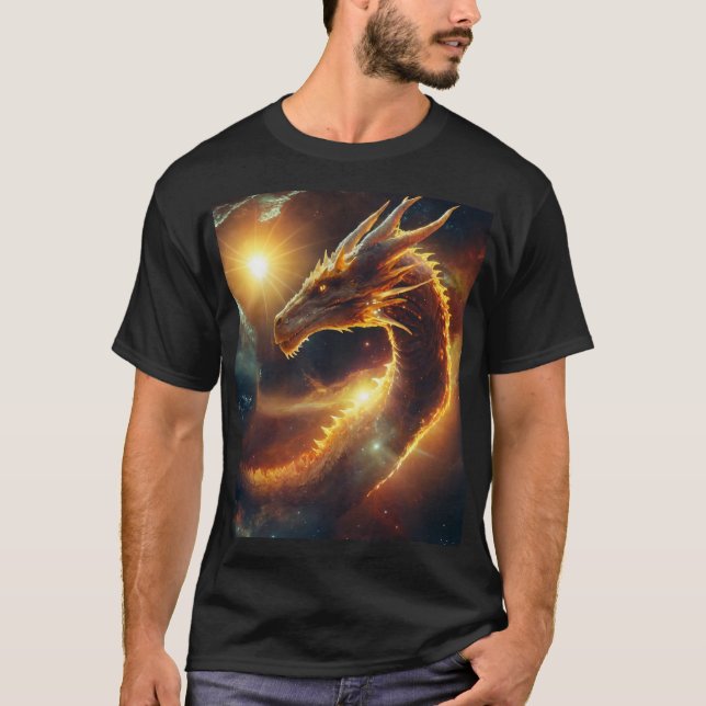 Camiseta Estilo Negrito e Mítico para Amantes Fantásticos (Frente)