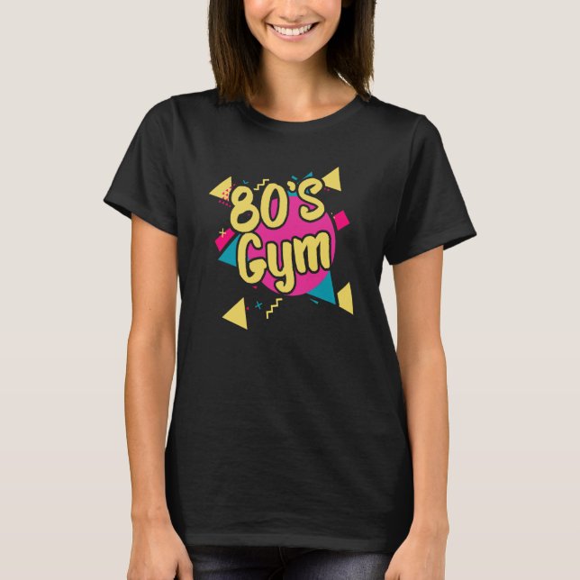 Camiseta Estilo Oitava da ginástica de Gym Vaporwave (Frente)