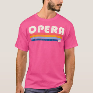 Camiseta Estilo Opera Itália Retro 70S 80S