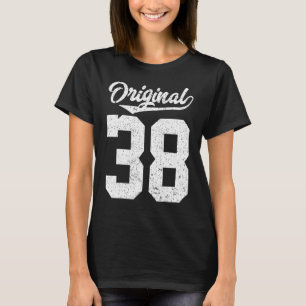 Camiseta Estilo original de imagem dele é meu 38º aniversár