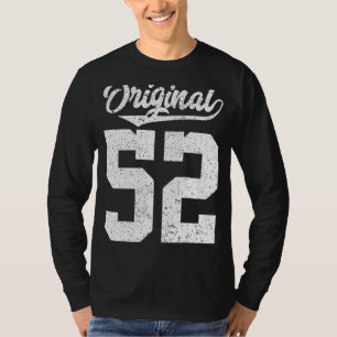 Camiseta Estilo original de vinheta dele é meu 52º aniversá