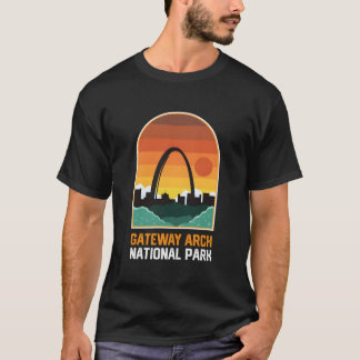 Camiseta Estilo Parque Nacional Gateway Arch
