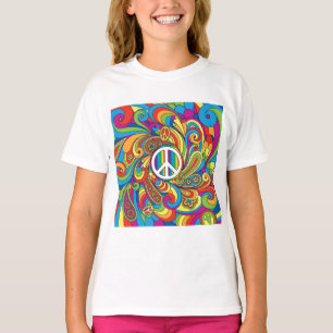 Camiseta Estilo Peace 60s
