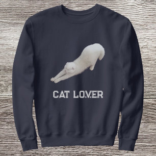Camiseta Estilo Personalizado Fofo Divertido Gato Amante de
