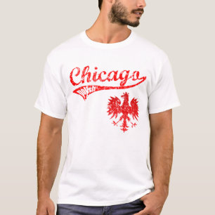 Camiseta Estilo polonês do basebol de Chicago
