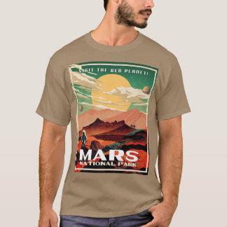 Camiseta Estilo Poster do Parque Retro Park do Parque Nacio