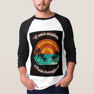 Camiseta Estilo praia dia e noite