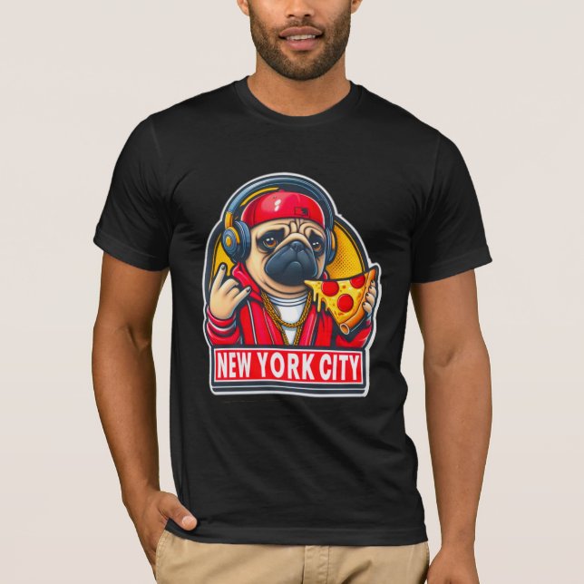 CAMISETA ESTILO PUG-NYC 2 (Frente)