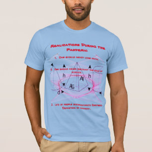 Camiseta Estilo - 'Realizações Azul e Vermelho durante a